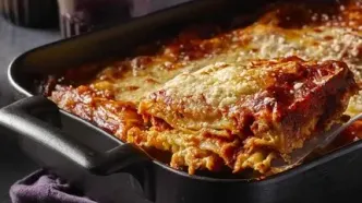 شام امشب با من: طرز تهیه لازانیا بدون گوشت؛ یک لازانیای خوشمزه و مجلسی بدون گوشت چطور درست کنیم؟