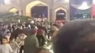 آشتی دو هیأت یزدی و تبریزی که در حرم امام رضا (ع) درگیر شده بودند