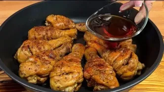 پخت متفاوت یک غذای لذیذ و خوشمزه با 8 عدد ران مرغ