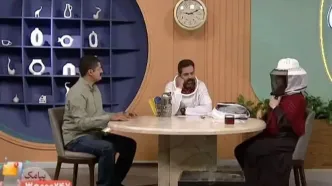 تیپ زنبورداری المیرا شریفی‌مقدم روی آنتن زنده