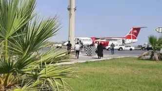 فرودگاه قشم فرمان آماده باش صادر کرد