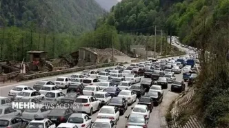 جاده چالوس یکطرفه شد