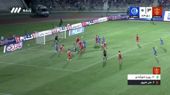 گل اول استقلال خوزستان به پرسپولیس؛ گل به خودی