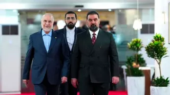 استقبال رئیس مجلس عراق از قالیباف و هیئت همراه