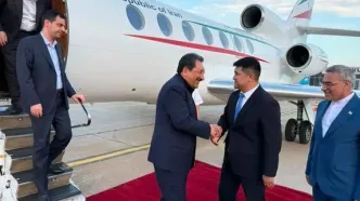وزیر صنعت، معدن و تجارت وارد قرقیزستان شد