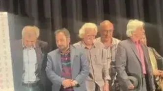 مراسم رونمایی از پوستر بیست و یکمین جشنواره بین المللی نمایش عروسکی تهران-مبارک با حضور مجید قناد و اتابک نادری