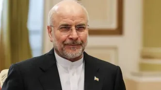 تمسخر شعارهای انتخاباتی ترامپ توسط قالیباف + عکس