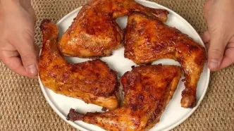 طرز تهیه یک غذای خوشمزه و سریع با 4 عدد ران مرغ