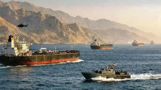 شنیده شدن صدای انفجار در نزدیکی یک نفتکش در تنگه هرمز
