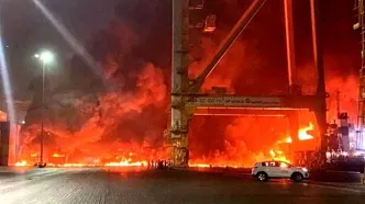ماهواره‌‌ها خسارت انفجار جبل‌علی امارت را لو دادند