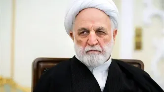 حضور اژه‌ای در مراسم چهلمین روز تشییع و تدفین آقای شهید ایران
