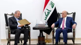 ابلاغ پیام مکتوب عراقچی به وزیر خارجه عراق