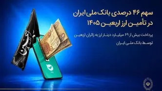 سهم ۴۶ درصدی بانک ملی ایران در تأمین ارز اربعین ۱۴۰۵/ پرداخت بیش از ۶۹ میلیارد دینار ارز به زائرین اربعین توسط بانک ملی ایران