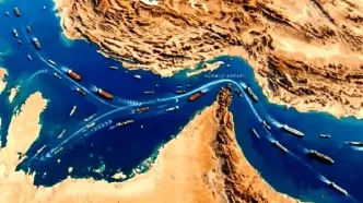 ادعای تحریک‌آمیز سنتکام درباره مسیر جنوبی در تنگه هرمز