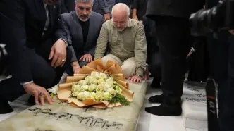 قالیباف بر مزار شهید «ابومهدی المهندس» حضور یافت