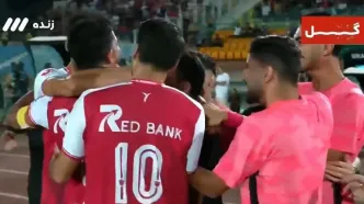 ویدیو|  گل اول پرسپولیس به ملوان (گل به‌خودی محمد پاپی)