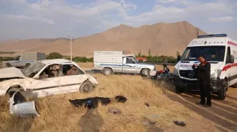 واژگونی خودرو در جاده شازند با یک کشته