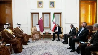 عراقچی با نخست وزیر قطر دیدار کرد