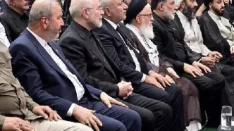 حضور قالیباف در مراسم چهلم قائد شهید امت در کربلا