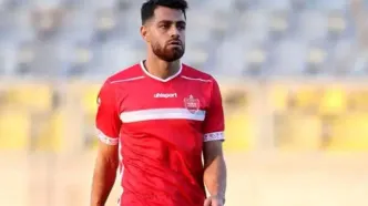 خداحافظی پورعلی گنجی از هواداران پرسپولیس/ عکس