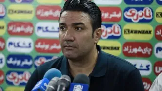 خوشحالی نکونام پس از سوت پایان بازی با پرسپولیس