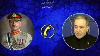گفتگوی تلفنی فرمانده ارتش پاکستان و عراقچی