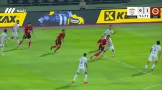 گل اول تراکتور به پرسپولیس +فیلم