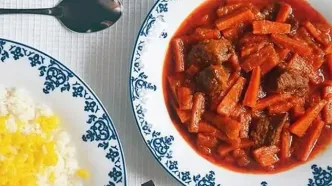 ترکیب هویج، آلو و زعفران در این خورشت تبریزی شما را غافلگیر می‌کند