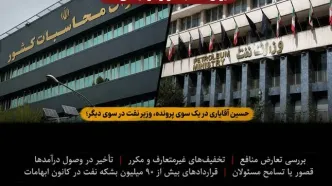 حسین آقایاری در یک سوی پرونده، وزیر نفت در سوی دیگر؛ دیوان محاسبات وارد رسیدگی شد