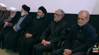 حضور رئیس‌جمهور در مراسم چهلم تدفین رهبر شهید انقلاب