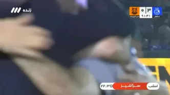 گل چهارم استقلال به مس شهر بابک با ضربه قلی‌زاده + ویدئو