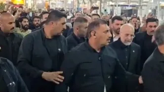 محافظان پرتعداد قالیباف در کربلا جلب‌توجه کرد