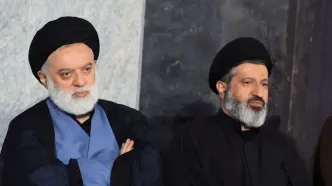 حضور فرزندان رهبر شهید انقلاب در مراسم چهلمین روز تشییع و تدفین آقای شهید ایران/ ویدئو