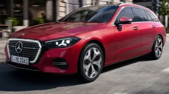 مرسدس بنز C کلاس 2027 رونمایی شد