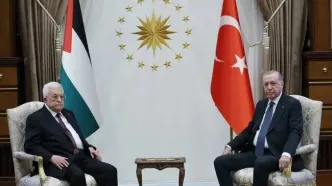 دیدار و گفت‌وگوی اردوغان و محمود عباس در آنکارا