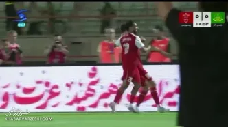 ویدیو| گل اول پرسپولیس به شمس آذر (محمدمهدی محبی)