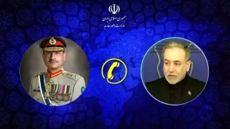 تماس تلفنی وزیر امور خارجه با فرمانده ارتش پاکستان