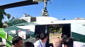 نجات جان یک زندانی گیلانی با انتقال هوایی به مرکز درمانی