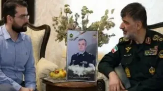 سردار رادان با خانواده شهیدان موسوی و دره‌باغی دیدار کرد