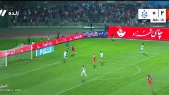 ویدیو| گل سوم پرسپولیس به ملوان/ علیپور گلر را هم دریبل زد