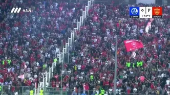 پرسپولیس با برتری ۲ بر صفر به رختکن رفت/ یورش به صدر جدول+گل های بازی
