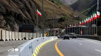 انسداد مسیر شمال- جنوب جاده چالوس و آزادراه تهران - شمال