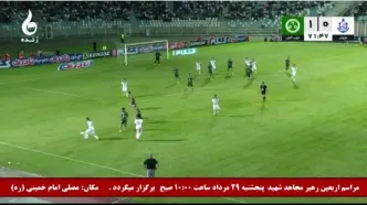 گل اول ملوان به ذوب آهن+ ویدئو