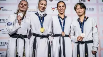 تکواندو آزاد زنان جهان؛ ساغر مرادی طلایی شد، حذف ناهید کیانی و محمدی در روز پایانی