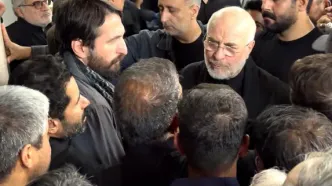 مراسم عزاداری پایان ماه صفر در مشهد با حضور قالیباف و عراقچی