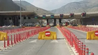 جاده چالوس یکطرفه شد