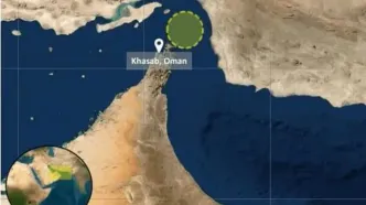 اصابت پرتابه به یک نفتکش در تنگه هرمز