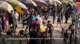 هجوم فلسطینی‌ها به ساحل غزه