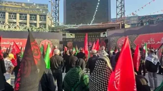 مراسم پیاده‌روی جاماندگان اربعین حسینی برگزار شد