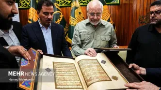 تصاویر اولین روز سفر رئیس مجلس به عراق